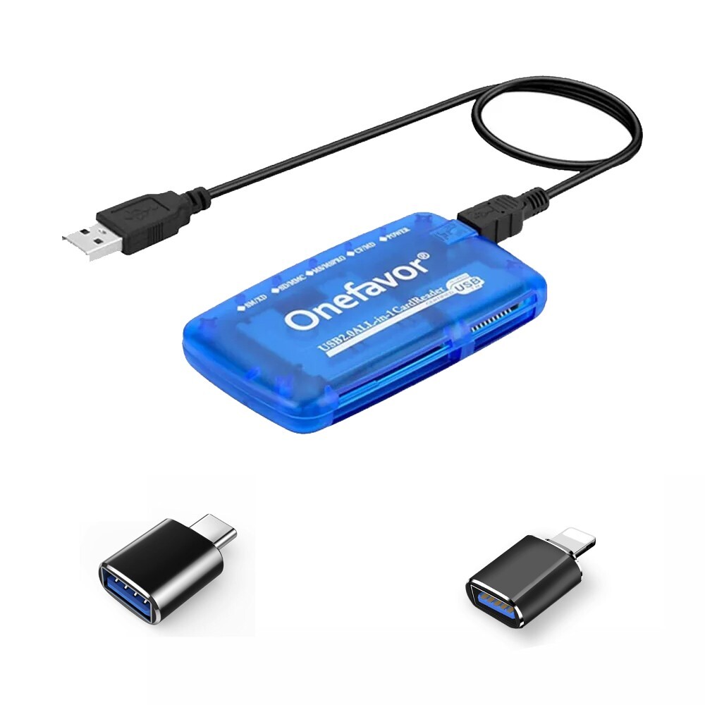 Smartmedia Card Reader All-In-1 Universal Multi Card Adapter For iPhone Android