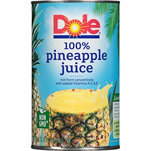 Dole Juice, 100% Pineapple, 46oz (Single Can)