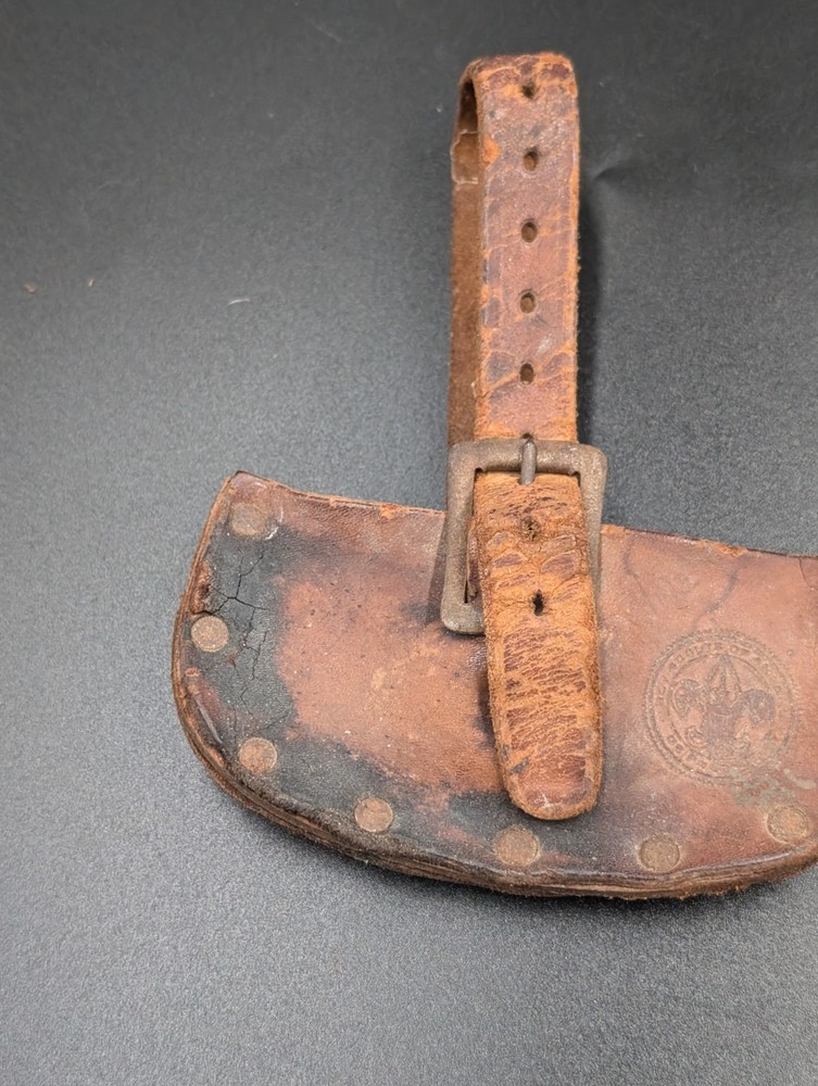 Vtg Boy Scout Hatchet Yellow Handle