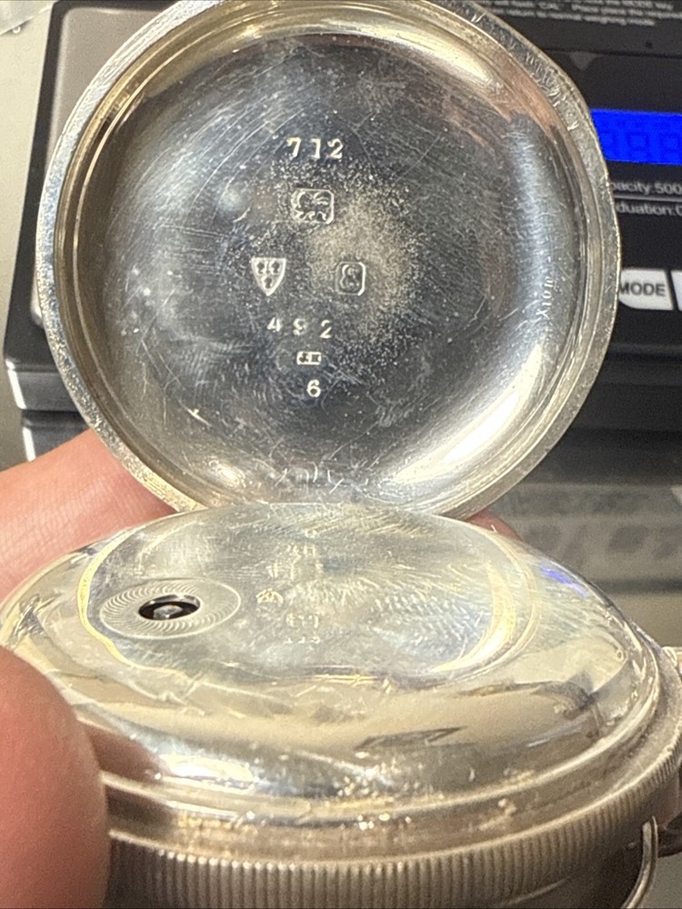 Solid Silver John Forrest 144gram 53mm Balance Is Good Overwind For Service