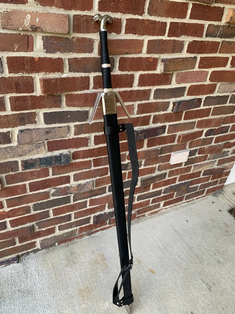 the witcher decorative silver sword
