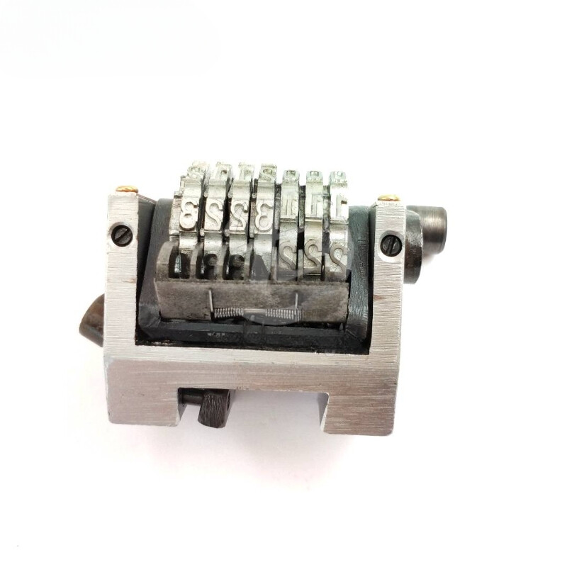 18.9" GTO Numbering Machine 7 Digits Horizontal Forward 901234 Numerator