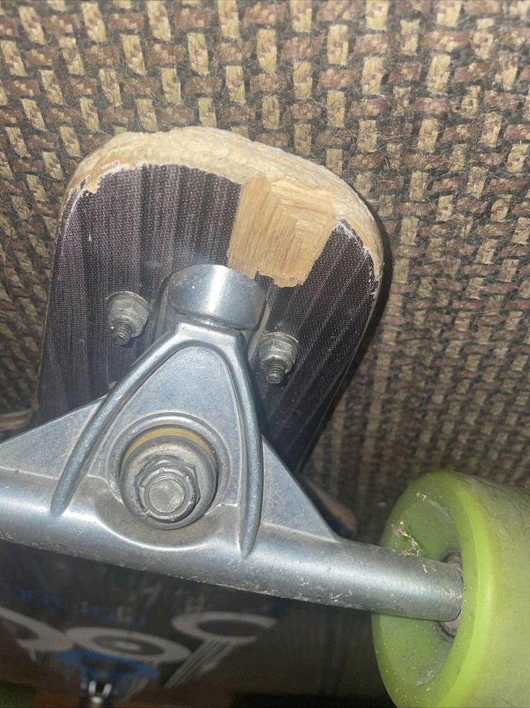 Atom 35.5” Drop Through Longboard Skateboard Pure wheels