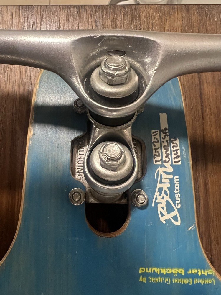 Bustin NYC Custom 33" Longboard Skateboard 2011 ishtar bäcklund Graphics *READ*