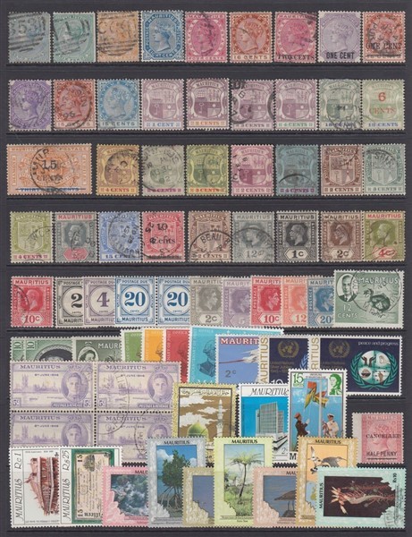 MAURITIUS 1863/1995 SELECTION (x94) MINT & USED (ID:845/D65977)