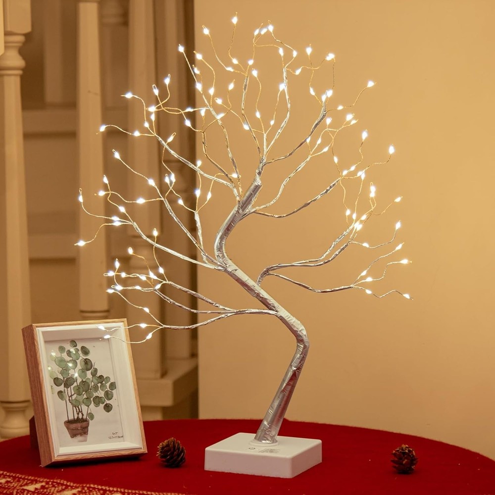 Fairy Light Tree, 108 LED Lighted Trees for Decoration Inside, Christmas Tree...