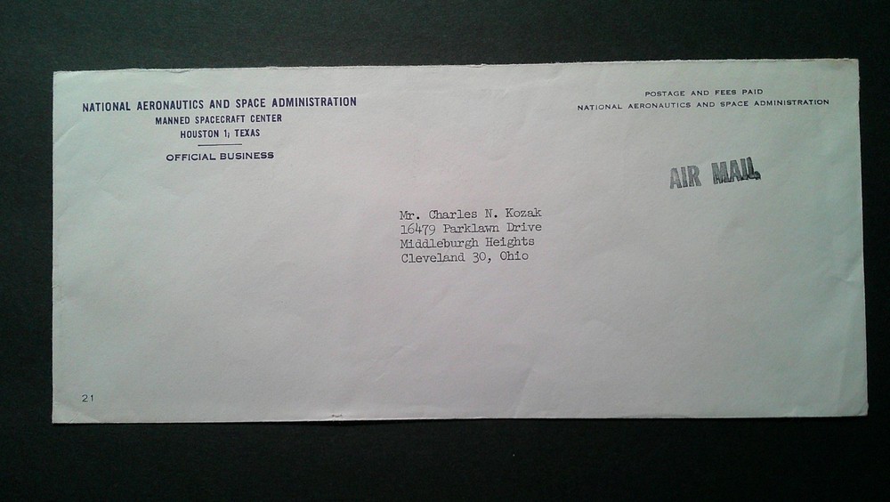 *1963 JOHN GLENN SIGNED LETTER – NASA LETTERHEAD – MERCURY SPACE PROGRAM*