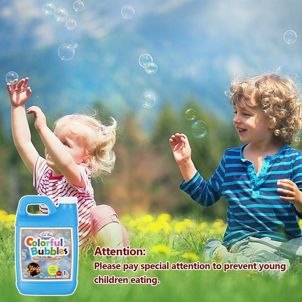 Eco-Friendly Bubble Solution Refill - 1 L, Perfect for Birthday Celebrations