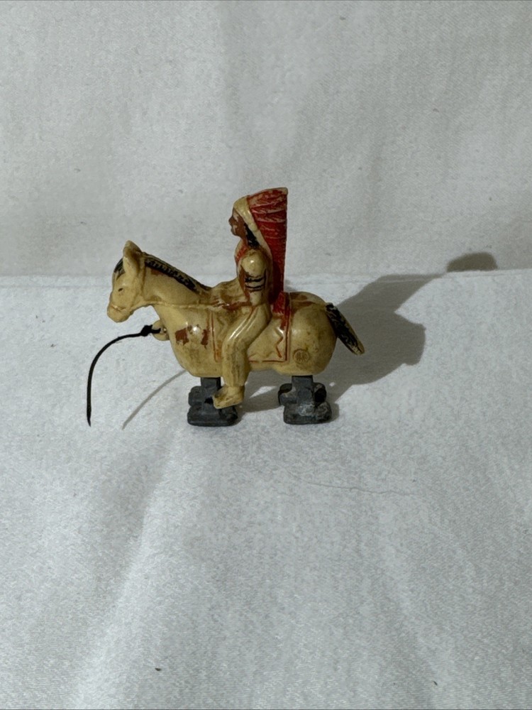 Vintage Miniature Indian Pull Toy