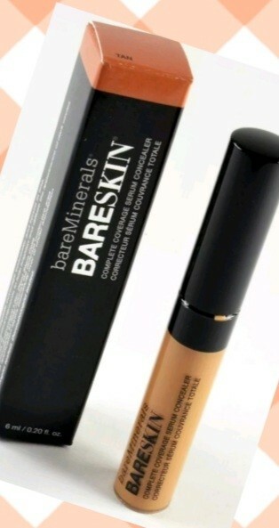 CS BAREMINERALS/BARESKIN COMPLETE COVERAGE SERUM CONCEALER TAN  6 ml Read!