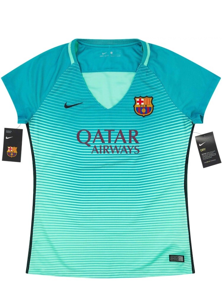 2016-17 Barcelona Third Shirt Womens) Size Medium Authentic 👍