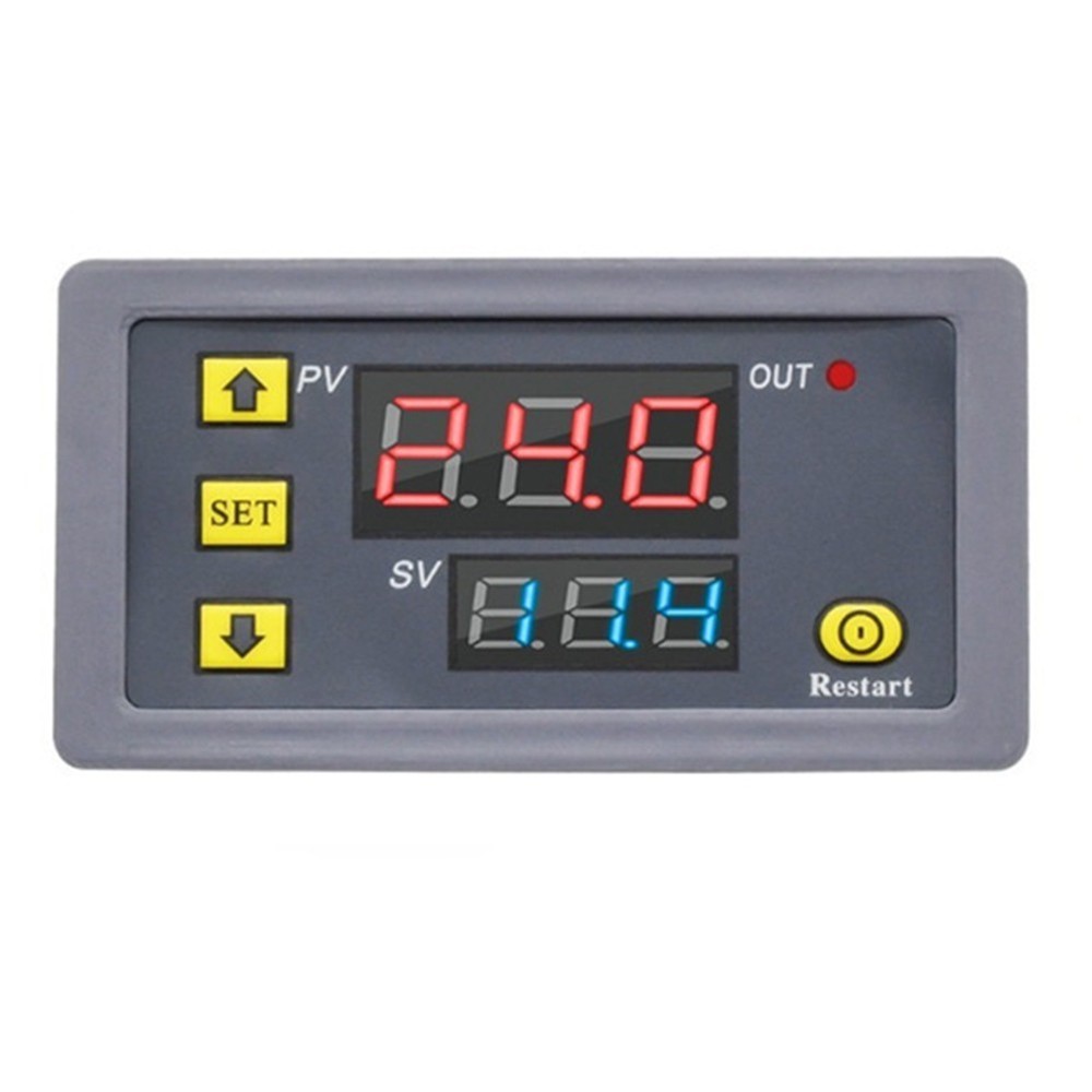 110220V Programmable Digital Time Relay Cycle Delay Module with LED Display