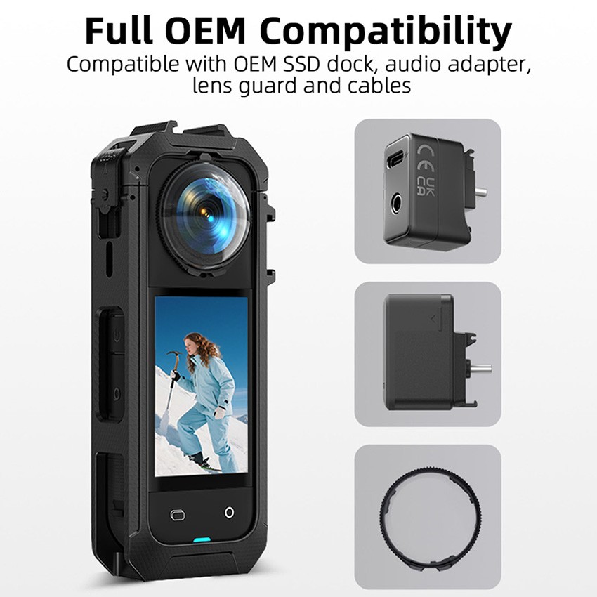 Frame Protective Frame Camera Rabbit Cage Protective Case for Insta360 X5