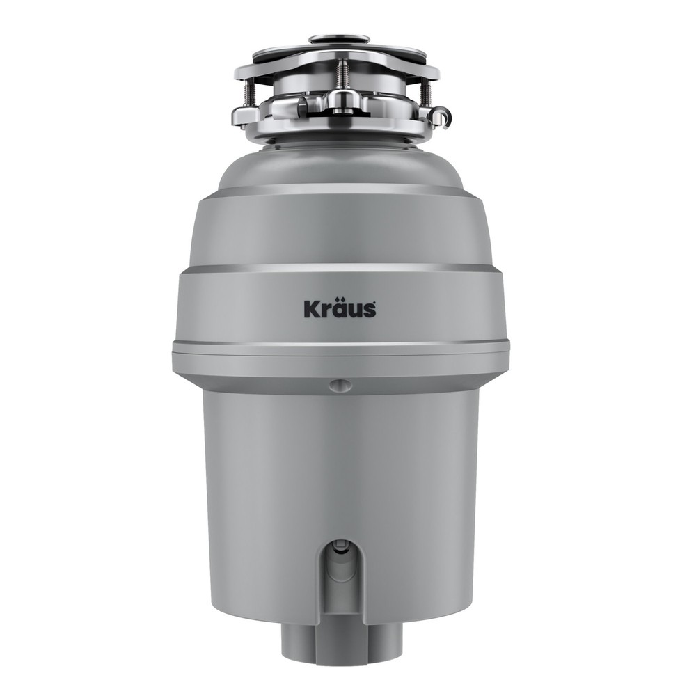 Kraus KWD210-75 3/4 HP Continuous Feed Garbage Disposal - Grey