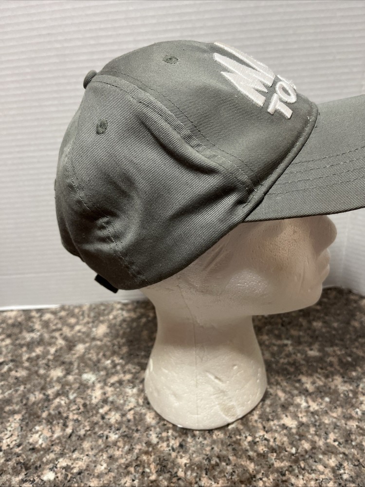 Mac Tools Hat Mac Embroidered Logo Gray Cap Adjustable Hook And Loop Size