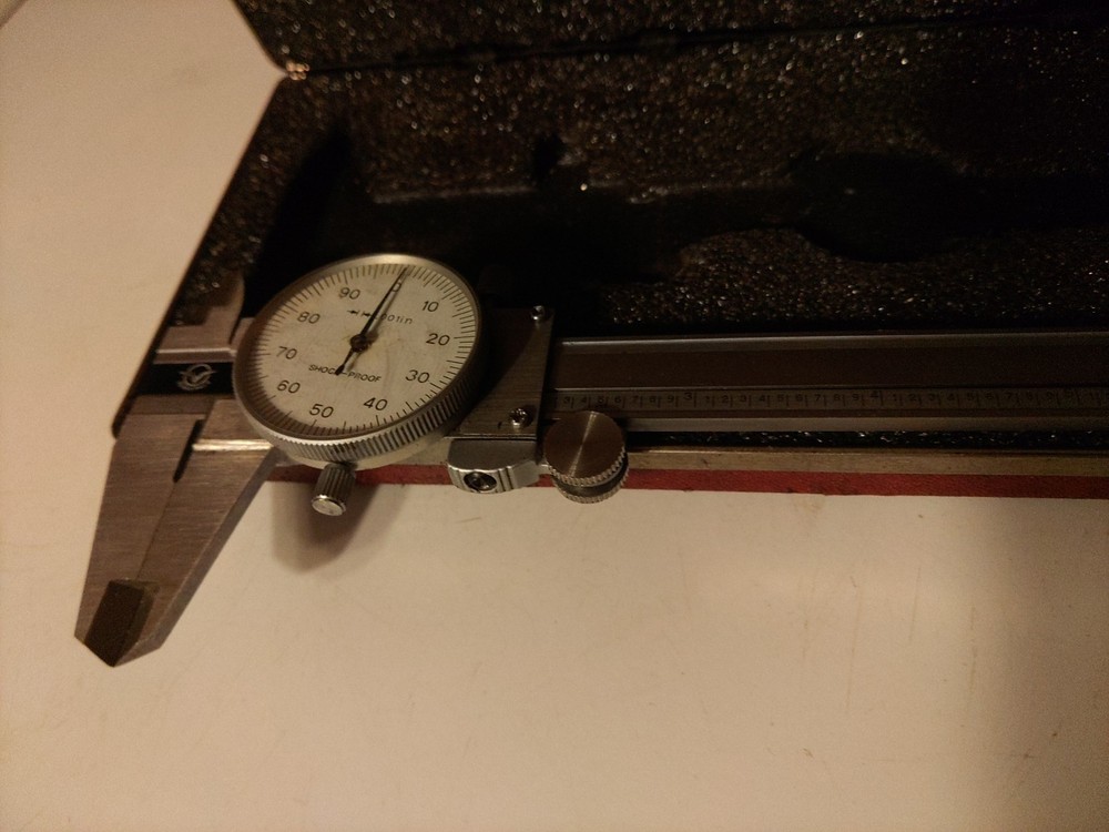 6" Dial Caliper china w/ starett Case