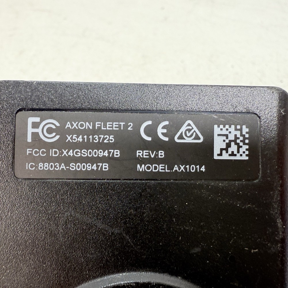 Axon Fleet 2 AX1014 Camera With Mount, Needs New Glue