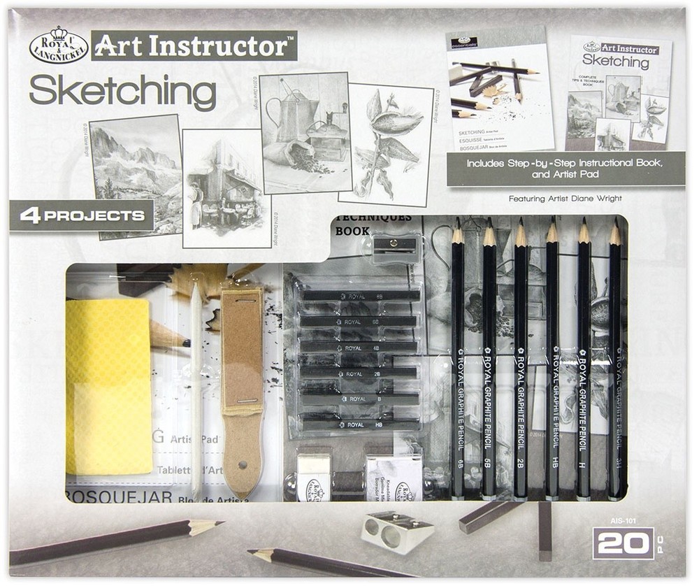 Art Instructor Sketching Set-20pc