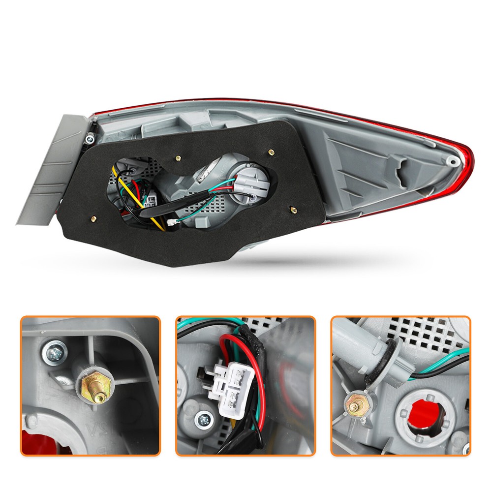 Driver Left Tail Light For 2011-2014 Hyundai Sonata Outer Side Mounted Halogen