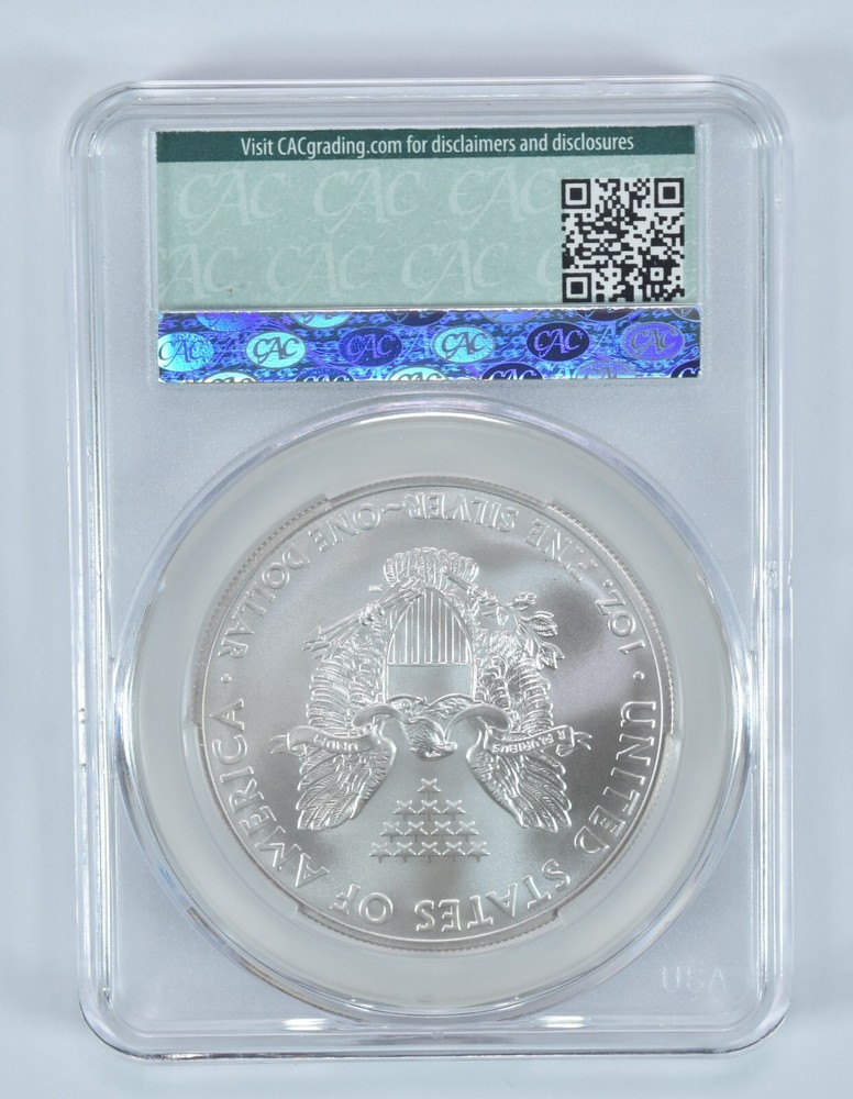 2011 American Silver Eagle 25th Anniversary MS69 CAC CACg
