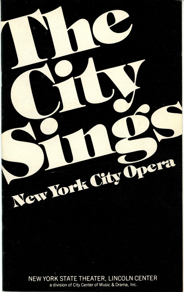New York City Opera Autographed Program - La Fanciulla Del West