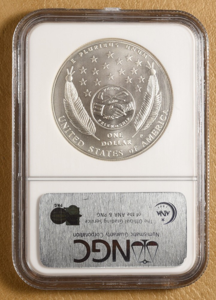 2004 P Lewis & Clark Commemorative Silver Dollar NGC MS70