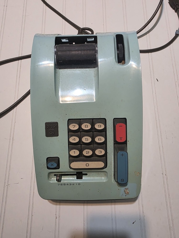Vintage Bicor Model 215 Electric Adding Machine