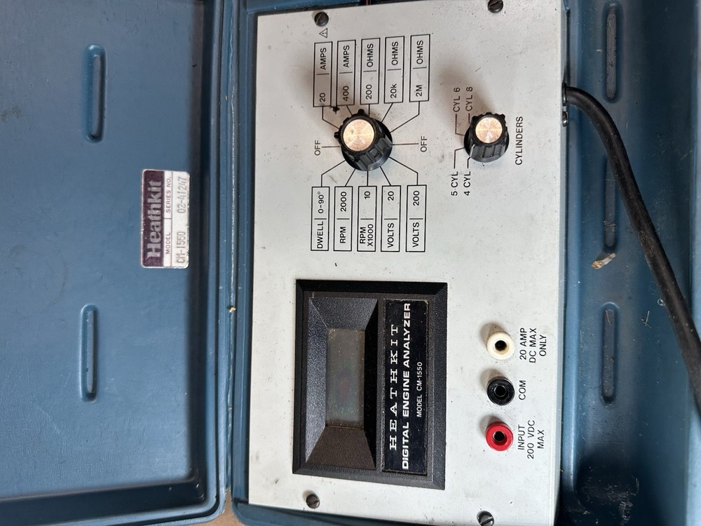 Heathkit rare Portable Digital Engine Analyzer CM-1550 UNTESTED Ships Fast!!!