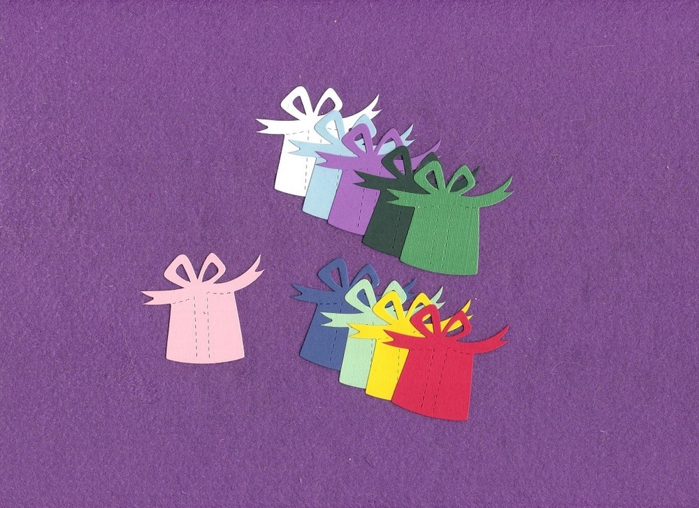 GIFT BIRTHDAY die cuts
