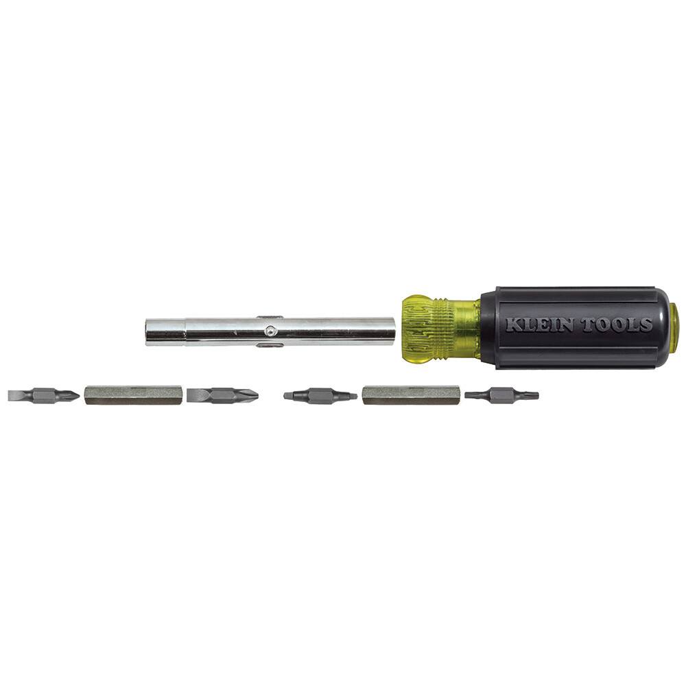 Klein Tools 32500 11-in-1 Multi-Bit Screwdriver / Nut Driver, Multi-Purpose