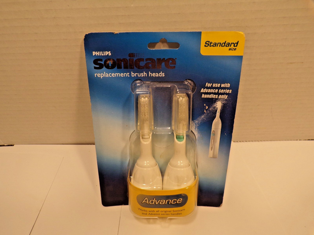 Phillips SONICARE ADVANCE Replacement ToothBrush Heads 2-Pack Standard