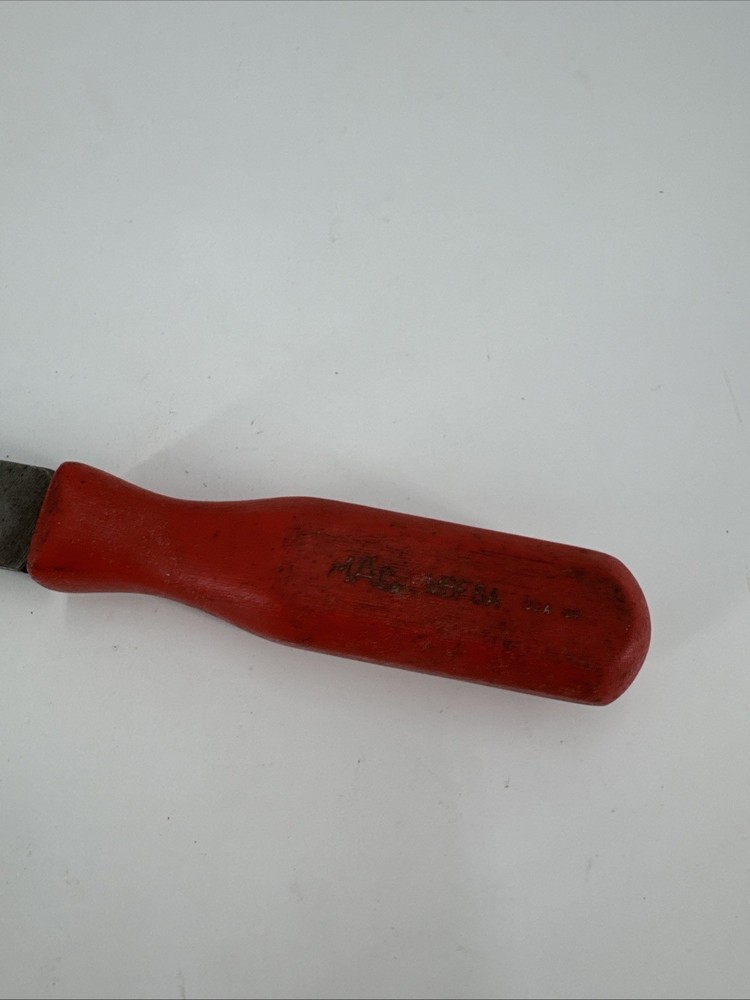MAC TOOLS MBF8A 8 Inch File W/ Red Plastic Handle Fast Shipping.