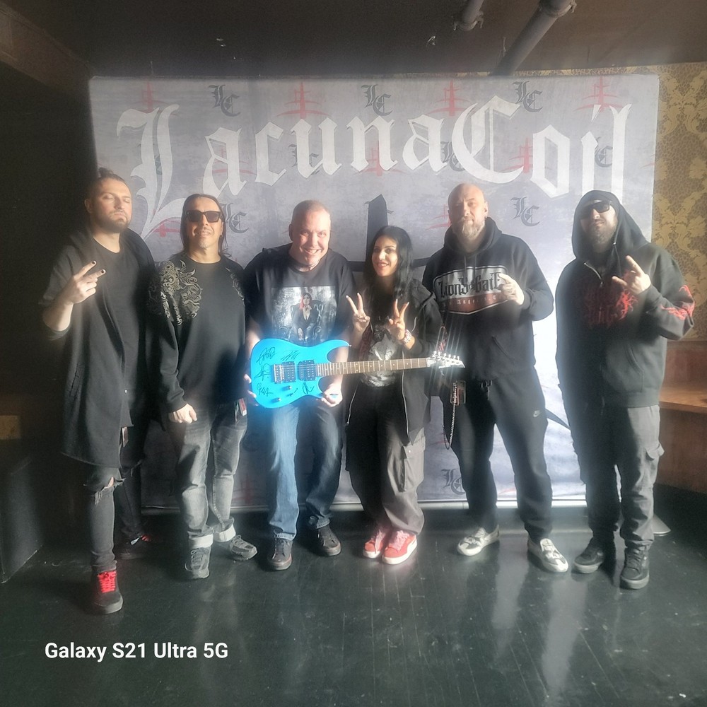 Lacouna Coil Signed Guitar