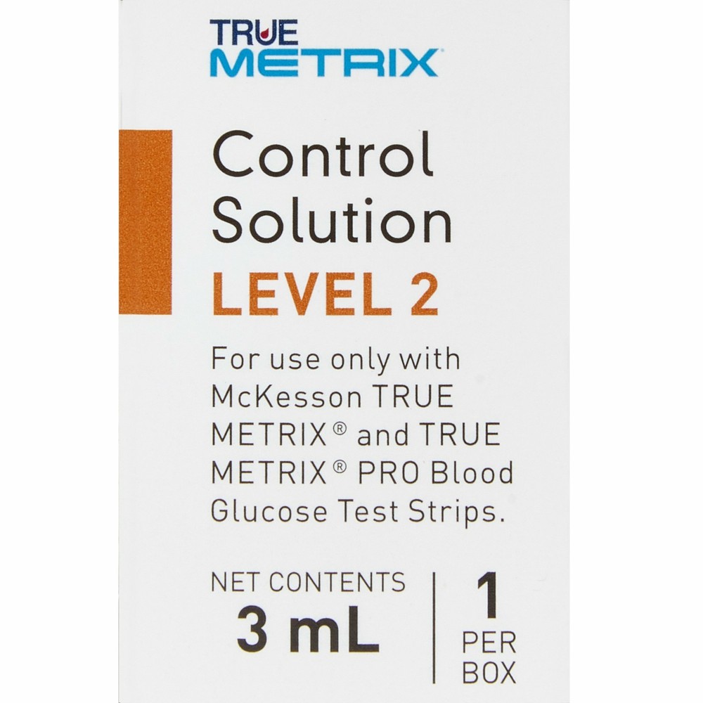 McKesson TRUE METRIX Blood Glucose Control Solution Level 2 3 mL 24 per Case