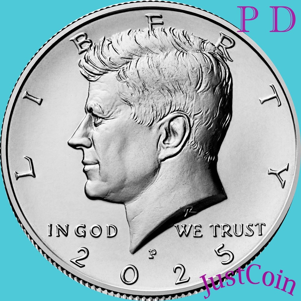 2025 P&D KENNEDY HALF DOLLARS SET CLAD UNCIRCULATED