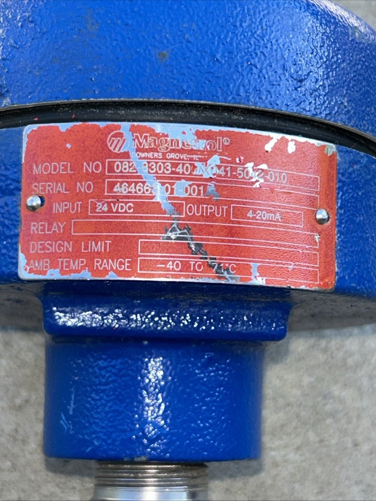 Magnetrol 082-8303 Ultrasonic Level Switch Housing - Untested