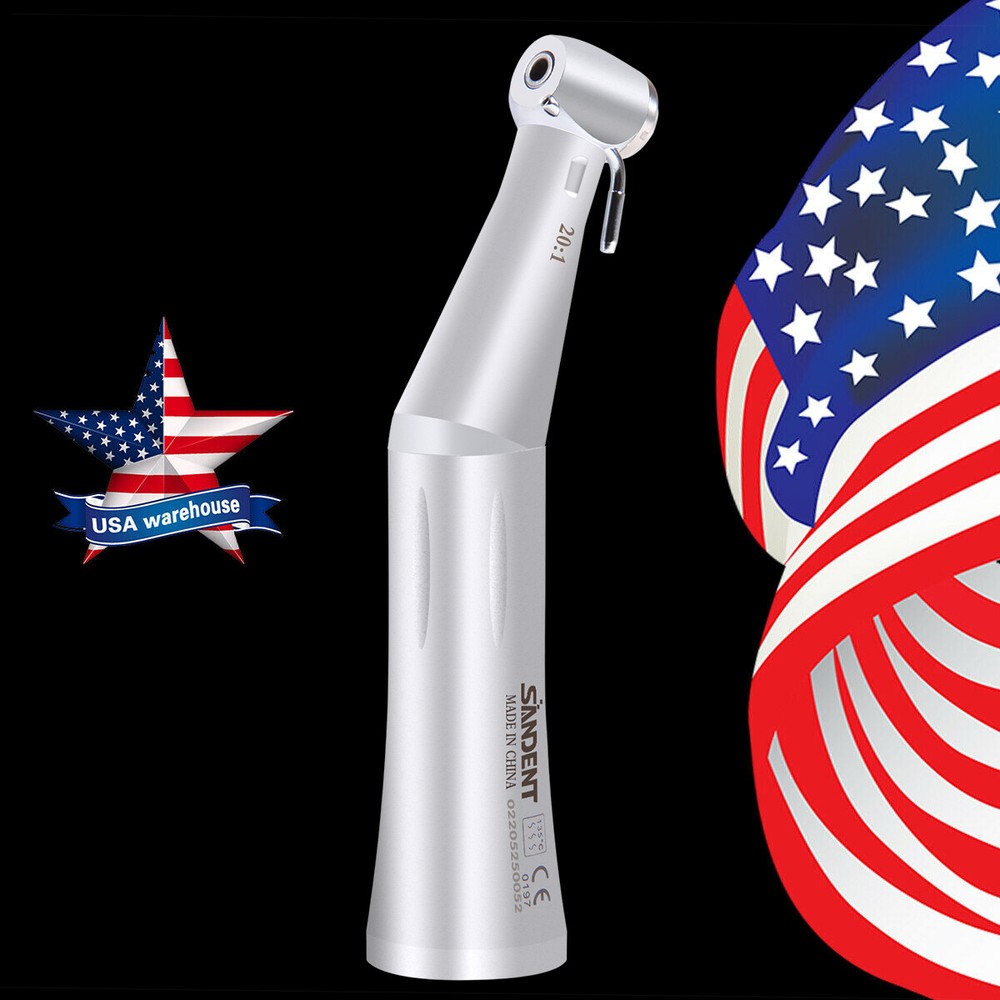 Dental Implant 20:1 Reduction Contra Angle Handpiece Push Button E-type tr