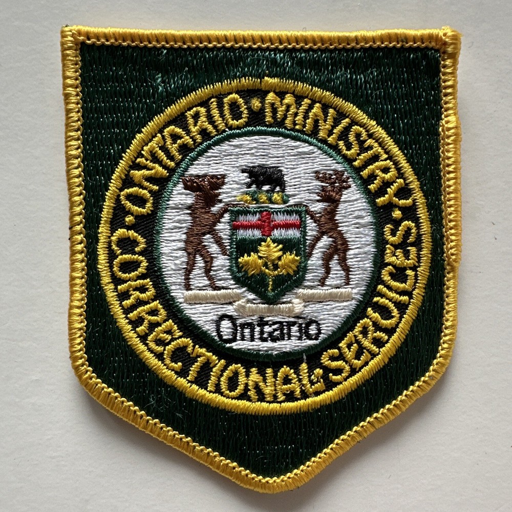 Canada Ontairo Canada Correctional Services Patch