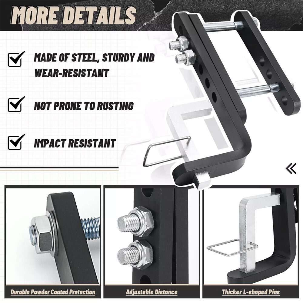 2xTrailer Sway Control Bracket for Equalizer Hitch-Weight Distribution System,😍