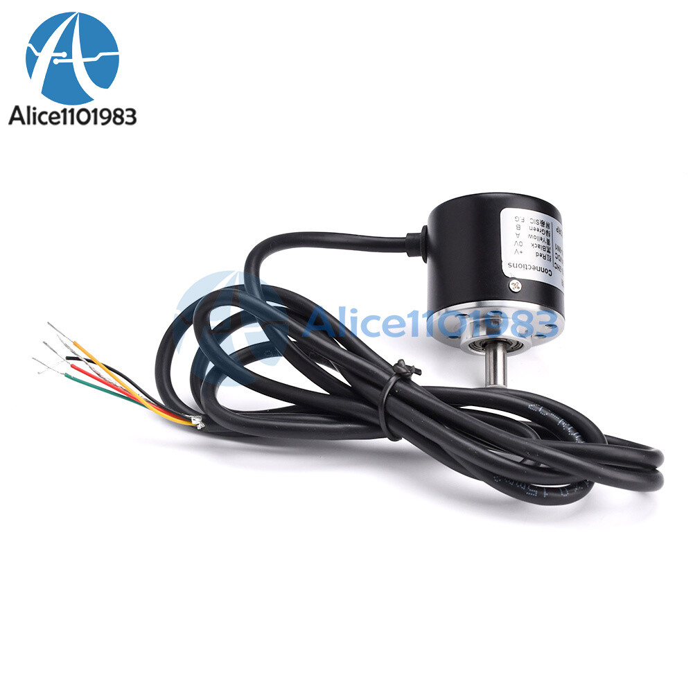 Incremental Rotary Encoder DC5-24V 100-1000P/R Photoelectric AB Two Phases