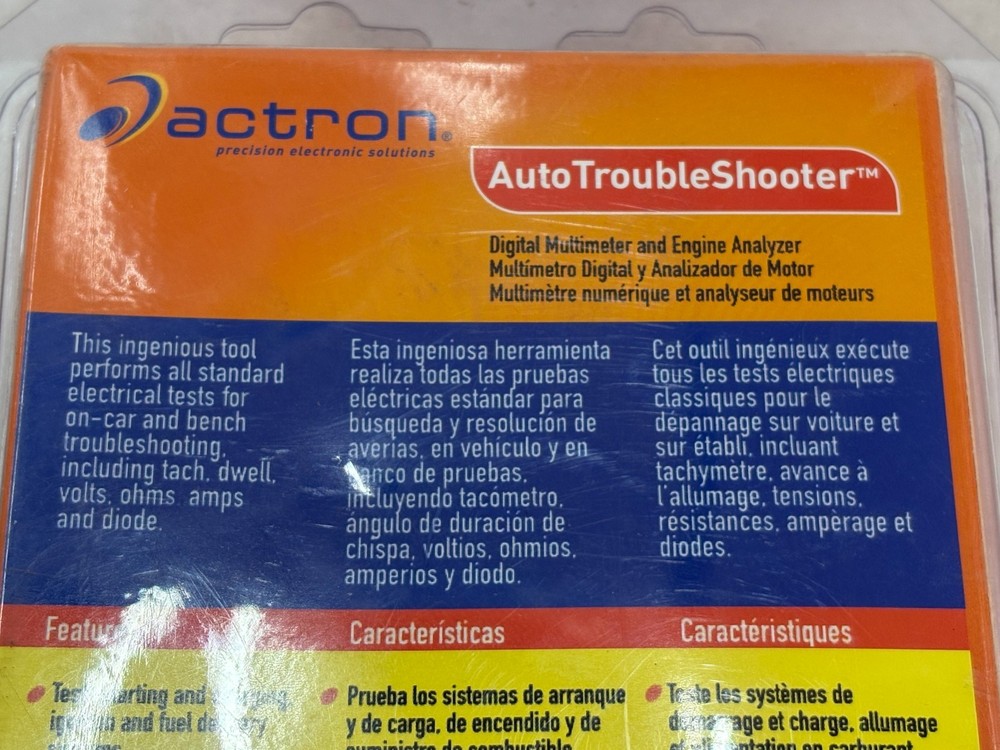 Actron Catron CP7677 Auto Digital Multimeter & Engine Analyzer AX