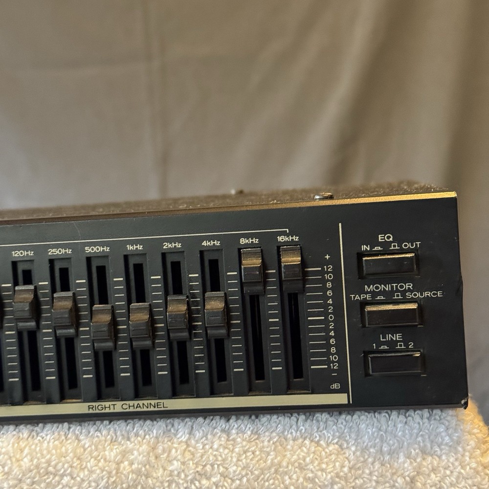 Vintage Teac EQA-5 10 Band Graphic Equalizer - Working, Has Issues