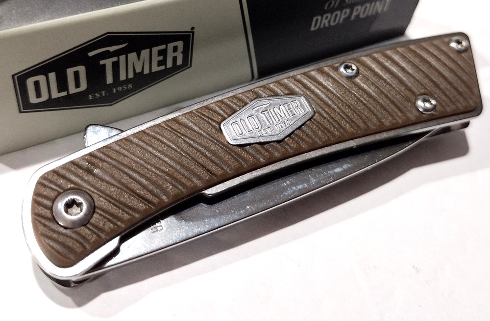 Schrade Old Timer Slim Linerlock Drop Point Every Day Carry Folding Pocket Knife