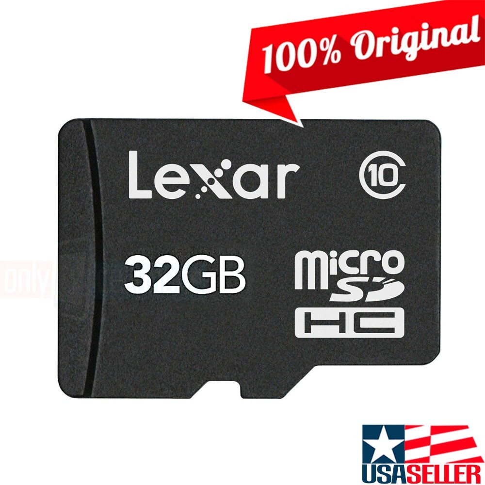 Original Lexar 32GB High Speed MicroSDHC Class 10 Flash Card