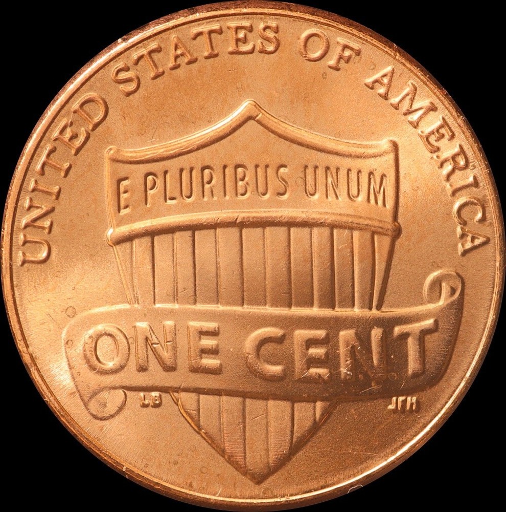 2022 D Shield cent error - Strikethrough