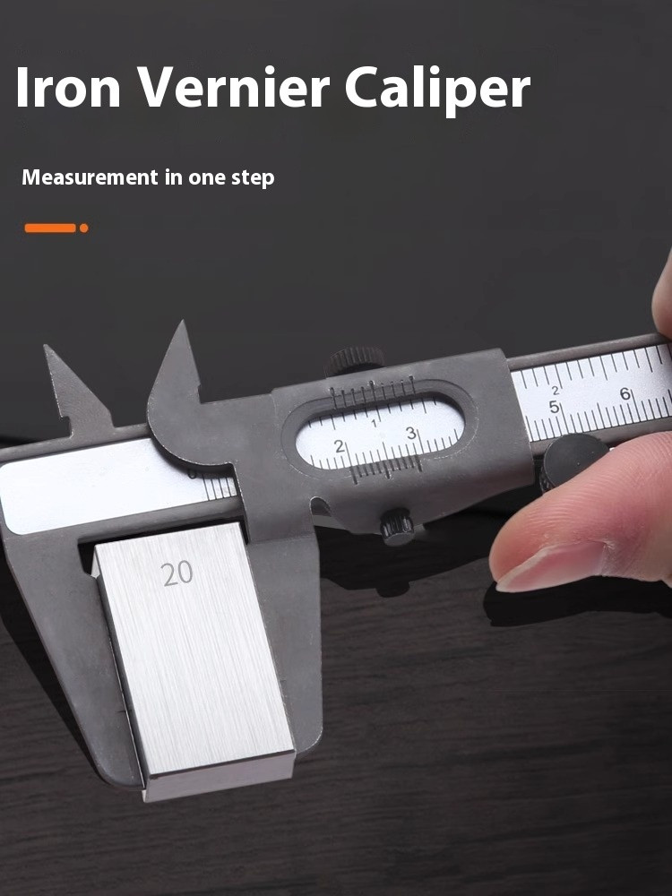 Metal Vernier Caliper with Double Scale Measuring Tool for Insides Outside Depth