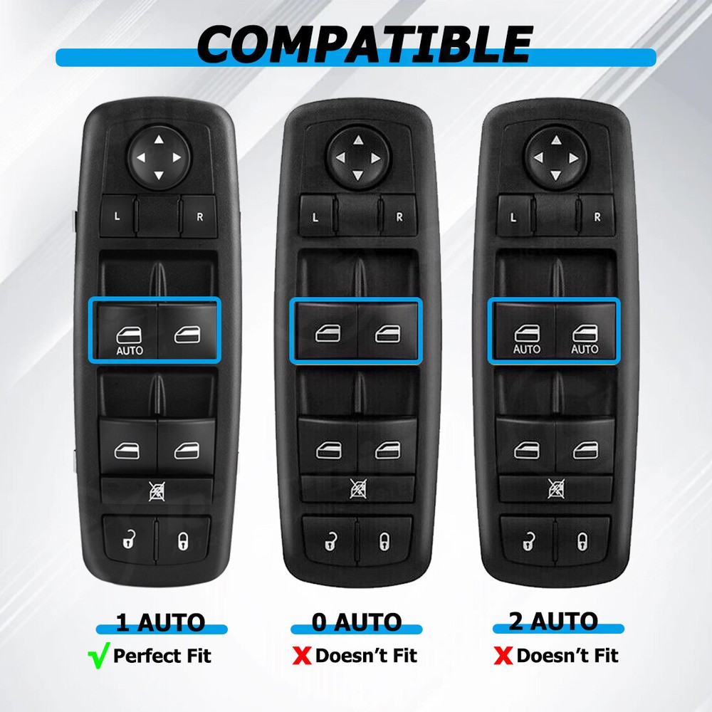 Master Power Window Switch Driver Side For Jeep Liberty 2008-2012 Nitro Journey