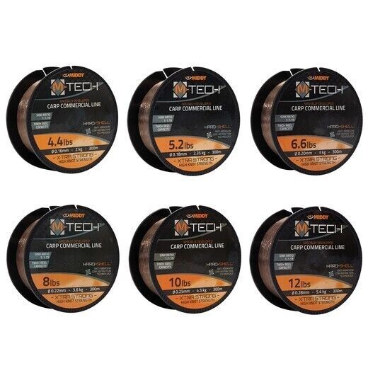 MIDDY - "M-TECH" COMMERCIAL LINE 300m (WITH HARD-SHELL TECHNOLOGY)  4.4 LB