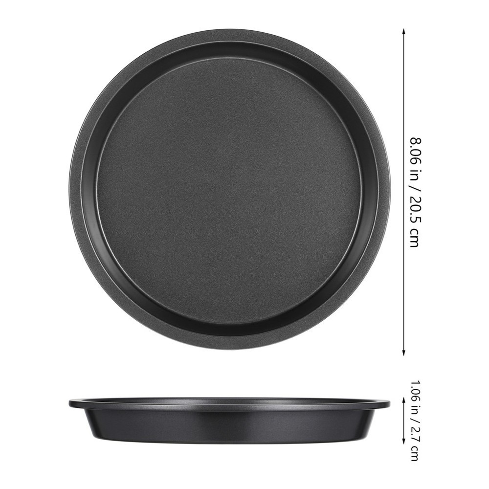 Round Bakeware Pizza Trays Oven Pie Plate Non Stick Bakery Baking Pan