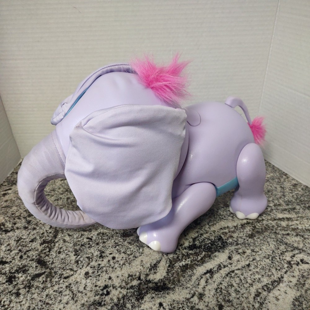 Spin Master Juno My Baby Elephant Sounds Talks burps Interactive Toy Works